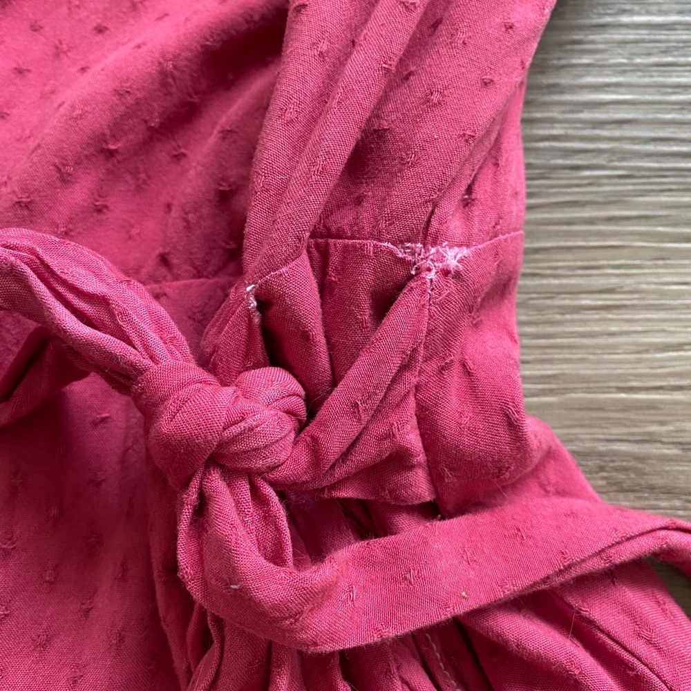 Lulus Wrap Style Red Ruffled Dress - Picture 4 of 4